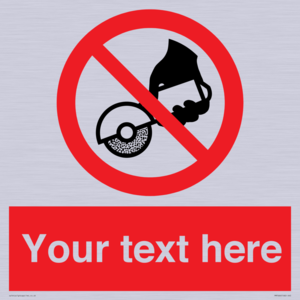 Custom Do not use with hand held grinding machine